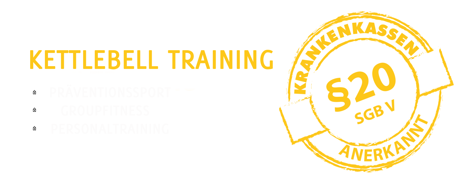 Kettlebell Training als Präventionssport, Groupfitness, Personaltraining